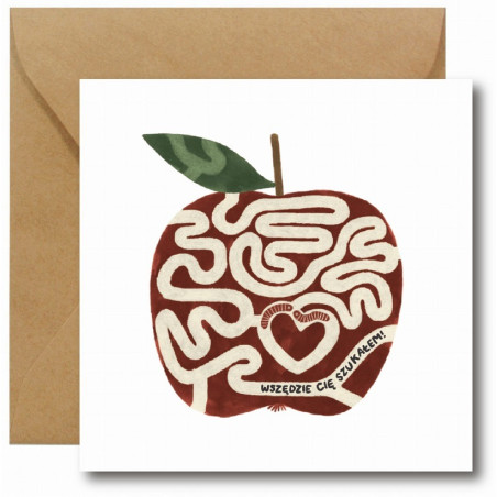 ROBACZKI kartka okolicznościowa na Walentynki