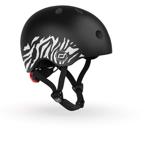 ZEBRA kask rowerowy dla dzieci 1-5 lat XXS-S