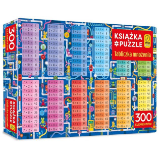 TABLICZKA MNOŻENIA książka i puzzle 300 el.