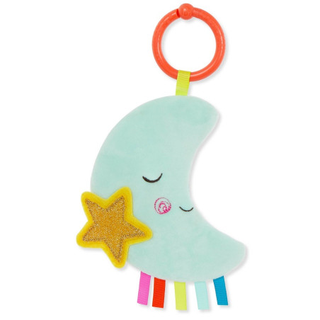 SZELESZCZĄCY KSIĘŻYC przywieszka sensoryczna Crinkly Moon