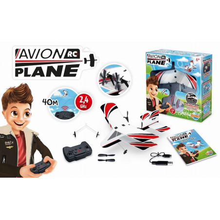 SAMOLOT DWUPŁATOWIEC zdalnie sterowany