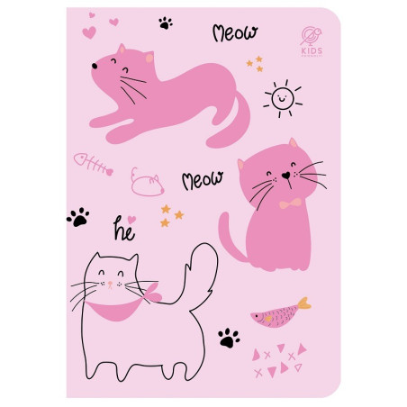 ZESZYT A5 W KRATKĘ 32 kartki Sweet Kitten