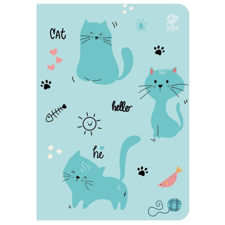 ZESZYT A5 W KRATKĘ 32 kartki Sweet Kitten