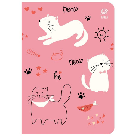 ZESZYT A5 W KRATKĘ 32 kartki Sweet Kitten