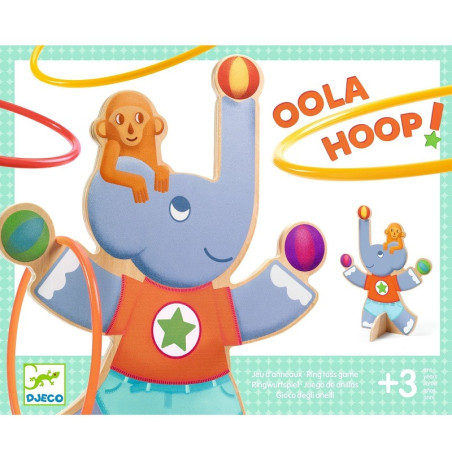 OOLA HOOP drewniana gra zręcznościowa