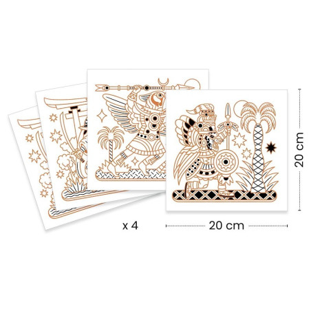 WOJOWNICZE ZWIERZĘTA metaliczne kolorowanki