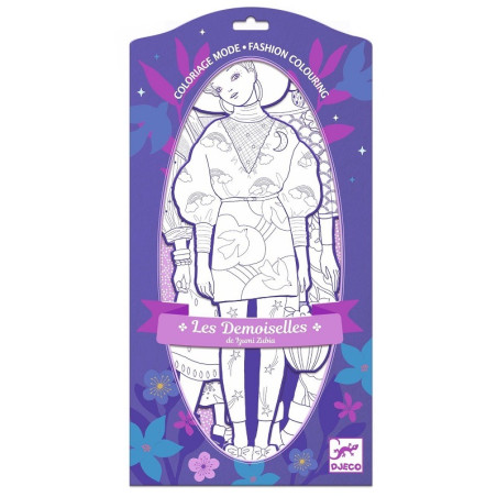 ZAHO metaliczne kolorowanki elegantki