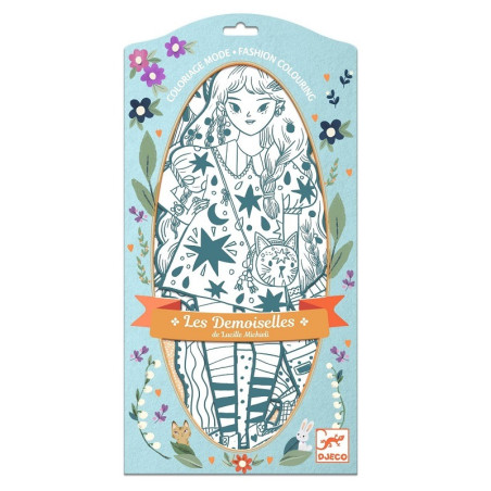 ANGELE metaliczne kolorowanki elegantki