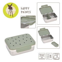 OLIWKOWA ŚNIADANIÓWKA ze stali nierdzewnej lunchbox Happy Prints