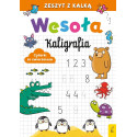 CYFERKI ZE ZWIERZAKAMI zeszyt z kalką Wesoła Kaligrafia