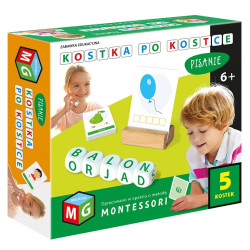 PISANIE kostka po kostce zabawka edukacyjna 5 kostek