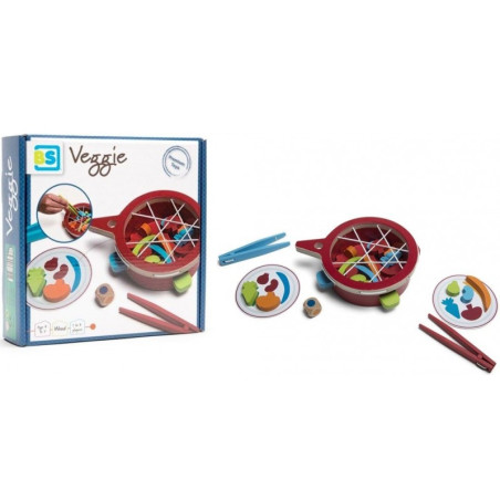 OUTLET - ŁOWIMY WARZYWA drewniana gra zręcznościowa