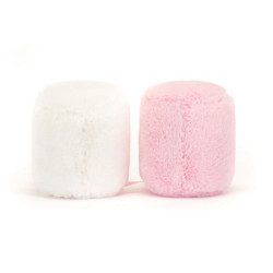 WESOŁE PIANKI MARSHMALLOW przytulanka 2szt. Amuse 11 cm