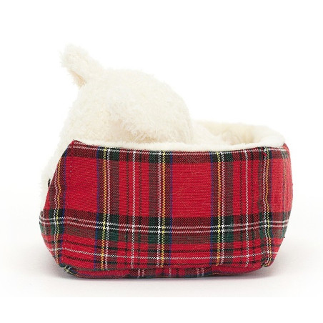 PIESEK W LEGOWISKU przytulanka Napping Nipper Westie