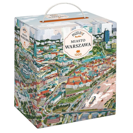 MIASTO WARSZAWA puzzle tekturowe 1000 el. Puzzlove