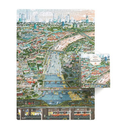 MIASTO WARSZAWA puzzle tekturowe 1000 el. Puzzlove