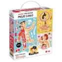 TAK DZIAŁA MOJE CIAŁO tekturowe puzzle 96 el.