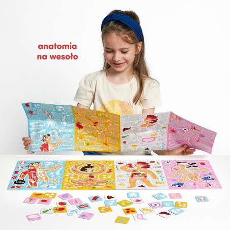 TAK DZIAŁA MOJE CIAŁO tekturowe puzzle 96 el.