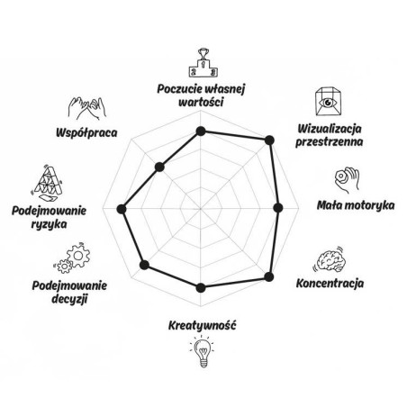 STIX kreatywny zestaw konstrukcyjny 60 el.