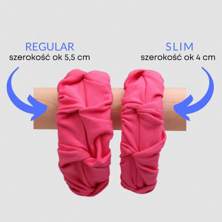 Marszczulka LUCY opaska do włosów slim