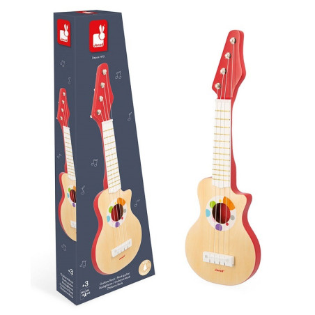 GITARA ROCKOWA drewniany instrument Confetti