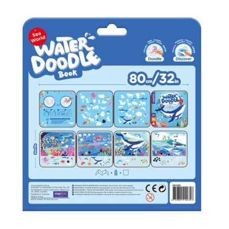 PODWODNY ŚWIAT wodna kolorowanka