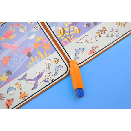 PODWODNY ŚWIAT wodna kolorowanka