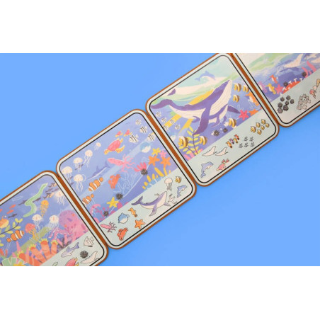 PODWODNY ŚWIAT wodna kolorowanka