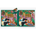 SAFARI I DŻUNGLA puzzle magnetyczne 2x20 el.