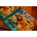 SAFARI I DŻUNGLA puzzle magnetyczne 2x20 el.