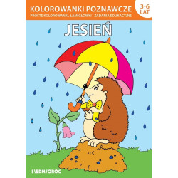 JESIEŃ kolorowanki poznawcze książeczka z zadaniami