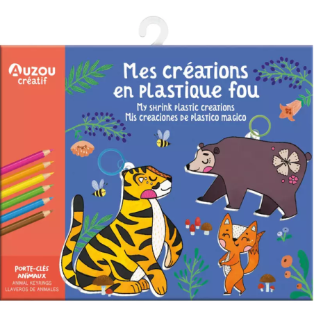 ZWIERZĄTKA breloczki termokurczliwe DIY zestaw kreatywny