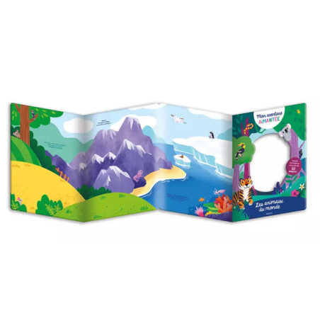 ZWIERZĘTA ŚWIATA układanka magnetyczna