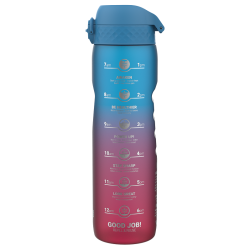 BUTELKA z ustnikiem 1000 ml Gradient Blue/Pink Motivator