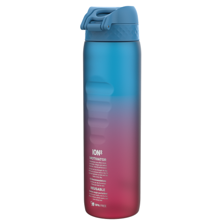 BUTELKA z ustnikiem 1000 ml Gradient Blue/Pink Motivator