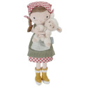 FARMERKA ROSA Z OWIECZKĄ lalka szmacianka 35 cm