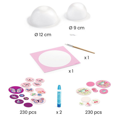 PAPIEROWE MISECZKI RÓŻOWE zrób to sam zestaw kreatywny