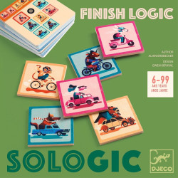 FINISH LOGIC gra logiczna wyścig Sologic