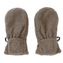 BRĄZOWE rękawiczki niemowlęce z polaru 0-12 m Fleece Buffalo