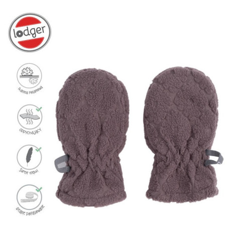 WRZOSOWE rękawiczki niemowlęce z polaru 0-12 m Fleece Mauve