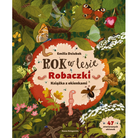 ROK W LESIE. ROBACZKI książka z okienkami Emilia Dziubak