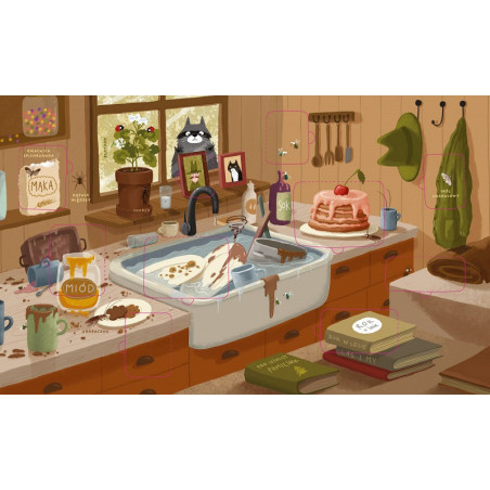 ROK W LESIE. ROBACZKI książka z okienkami Emilia Dziubak