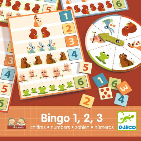 1,2,3 gra bingo EDULUDO