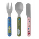 MUMINKI zestaw sztućców ze stali nierdzewnej