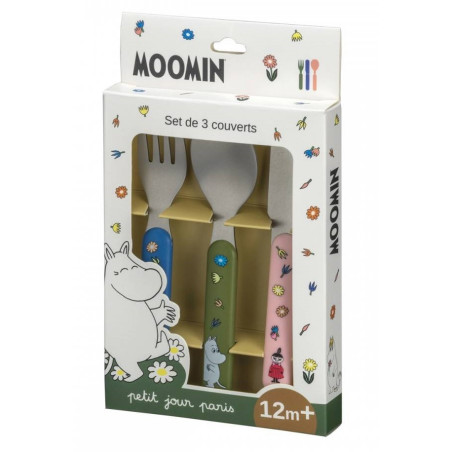 MUMINKI zestaw sztućców ze stali nierdzewnej