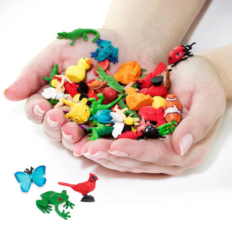 MINI ŻYCIE W OGRODZIE zestaw 8 figurek