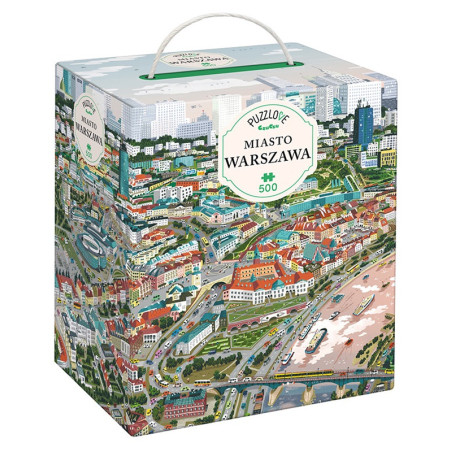 MIASTO WARSZAWA puzzle tekturowe 500 el. Puzzlove