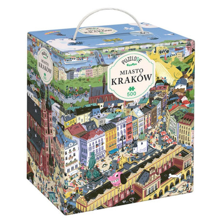 MIASTO KRAKÓW puzzle tekturowe 500 el. Puzzlove