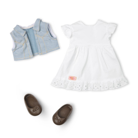 PHOEBE duża lalka blondynka 46 cm z regulowanymi włosami do stylizacji