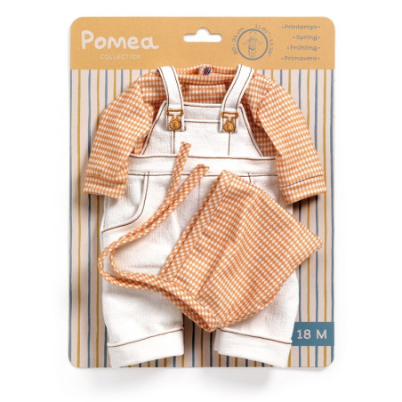 KOMPLET UBRAŃ 3-częściowy dla lalki Pomea